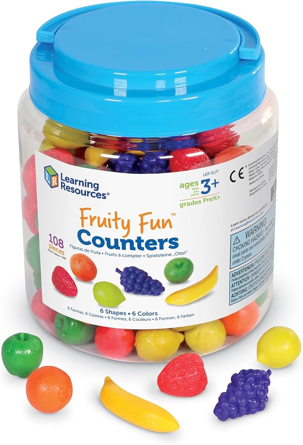 Learning Resources Fruity Fun™ Counters (Set Of 108) - ABC School Supplies
