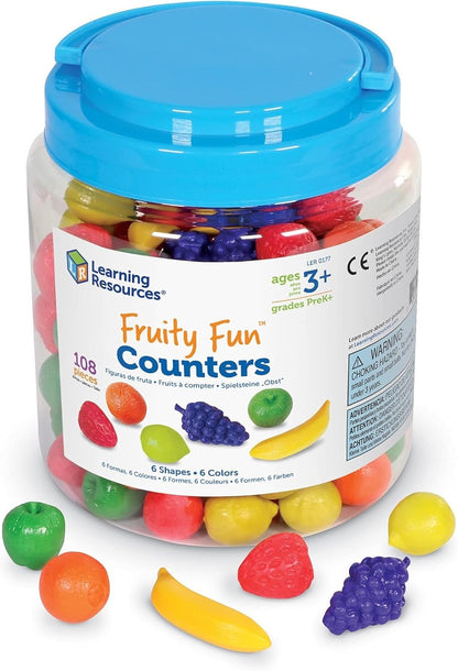Learning Resources Fruity Fun™ Counters (Set Of 108) - ABC School Supplies