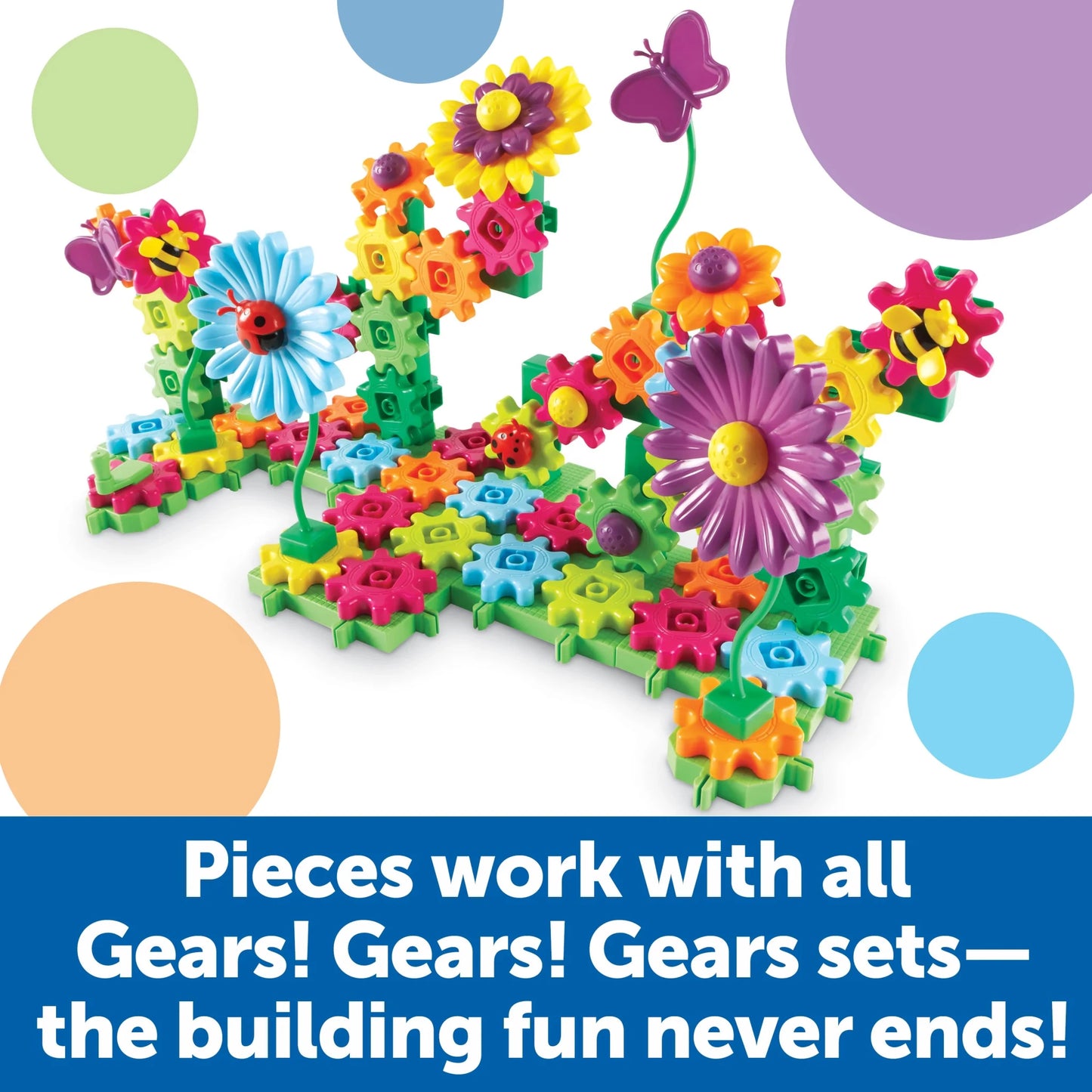 Learning Resources Gears! Gears! Gears!® Build & Bloom Building Set - ABC School Supplies