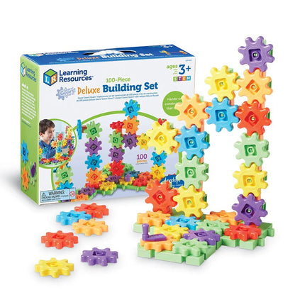 Learning Resources Gears! Gears! Gears!® Deluxe Building Set (Set Of 100) - ABC School Supplies