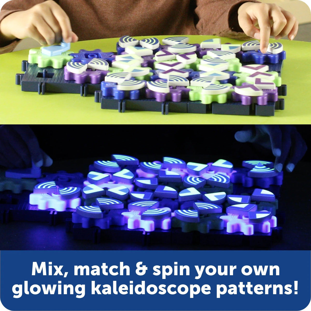 Learning Resources Gears! Gears! Gears!® Glowing PatternGears, STEM Construction - ABC School Supplies