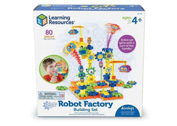 Learning Resources Gears Gears Gears!® Robot Factory Building Set - ABC School Supplies