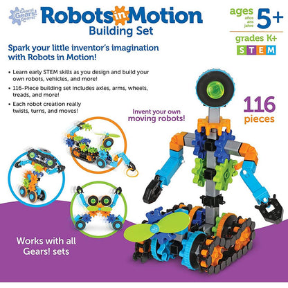 Learning Resources Gears! Gears! Gears!® Robots In Motion - ABC School Supplies