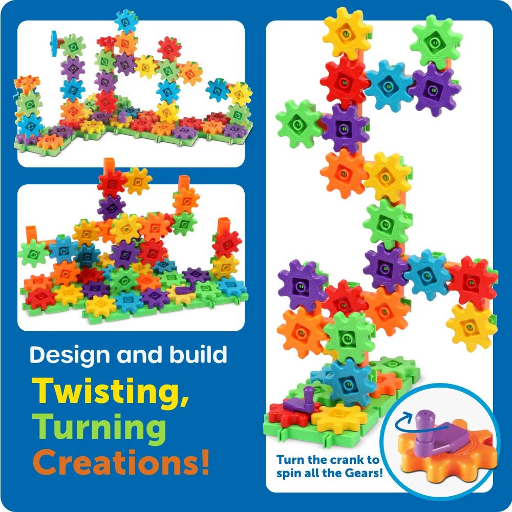 Learning Resources Gears! Gears! Gears!® Super Building Set (Set Of 150) - ABC School Supplies