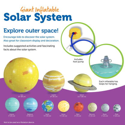 Learning Resources Giant Inflatable Solar System Set - ABC School Supplies