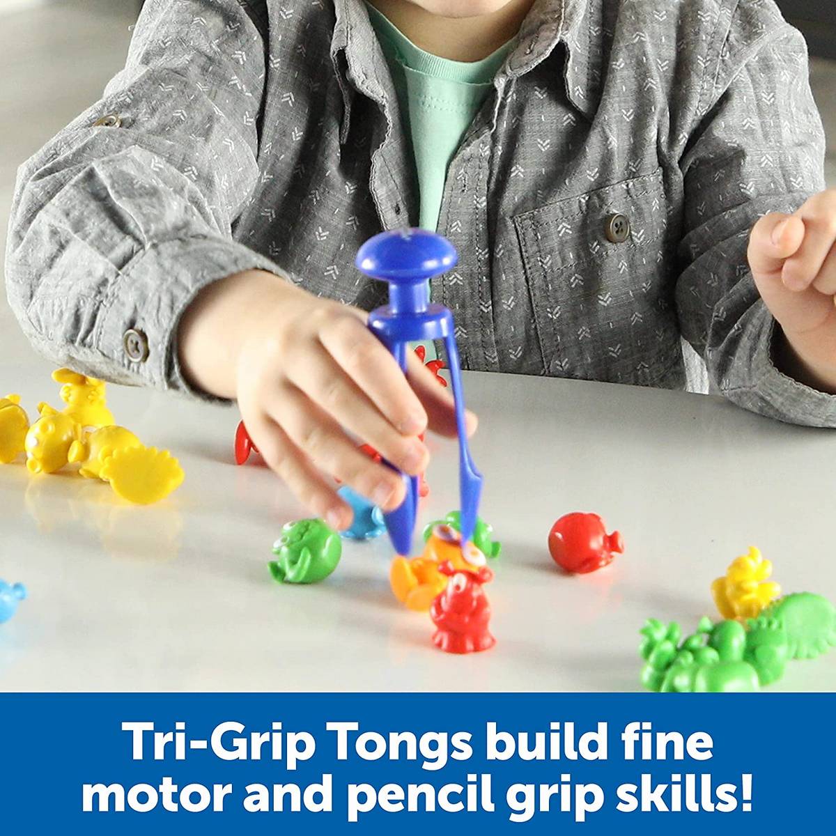 Learning Resources Grab & Sort Fine Motor Alien Counters - ABC School Supplies