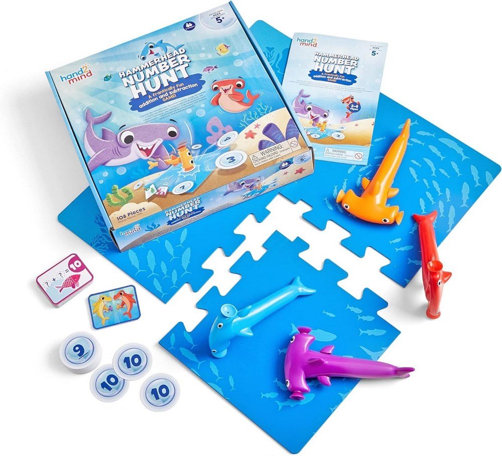 Learning Resources Hammerhead Number Hunt  - ABC School Supplies