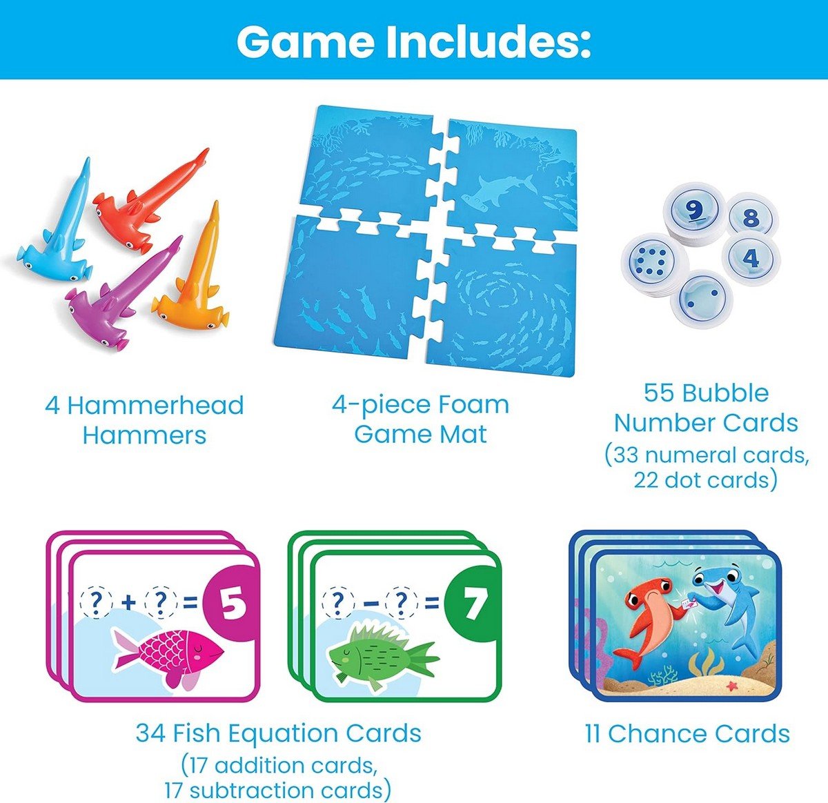 Learning Resources Hammerhead Number Hunt  - ABC School Supplies