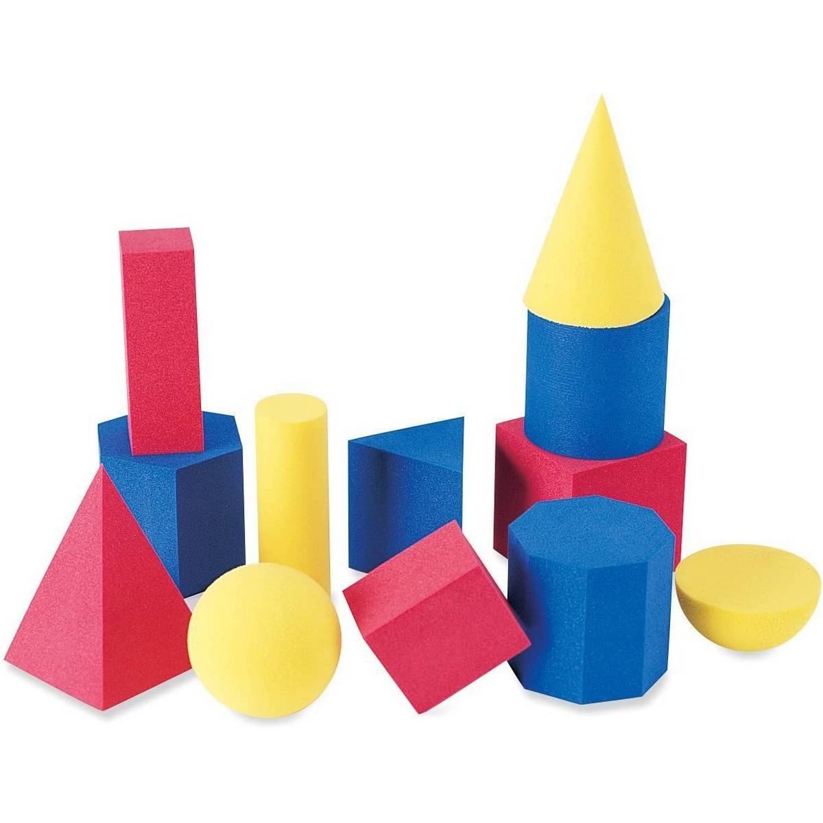 Learning Resources Handson Soft™ Geometric Solids (Set Of 12) - ABC School Supplies