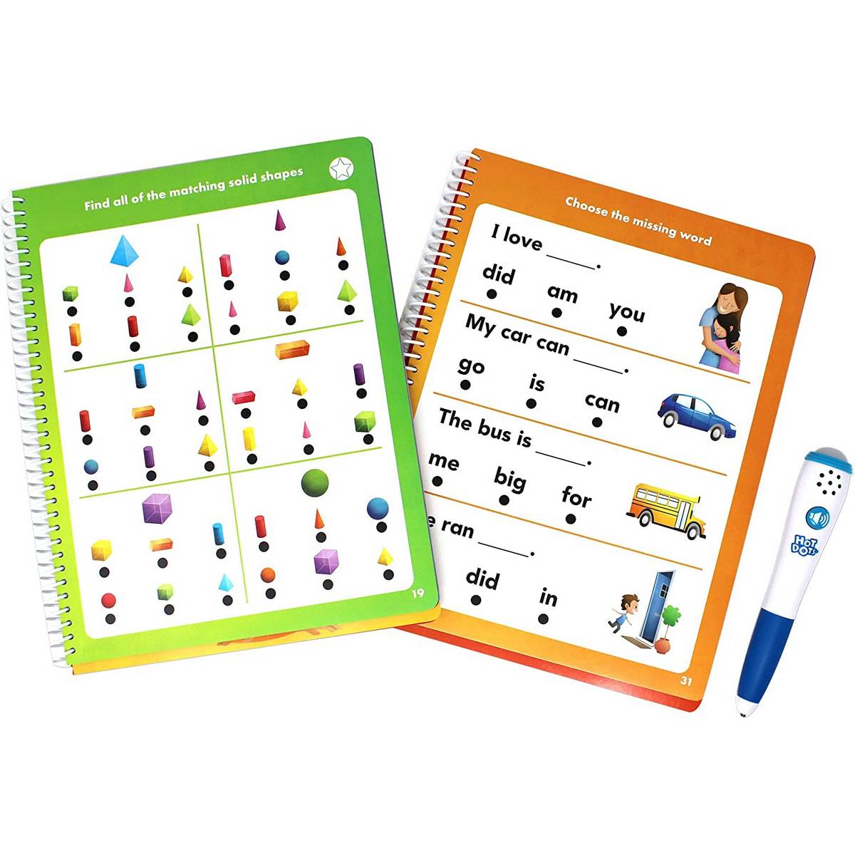 Learning Resources Hot Dots® Learn At Home Reading & Maths Set 1 - ABC School Supplies