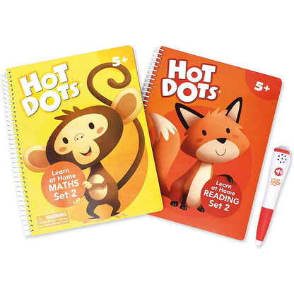 Learning Resources Hot Dots® Learn At Home Reading & Maths Set 2 - ABC School Supplies