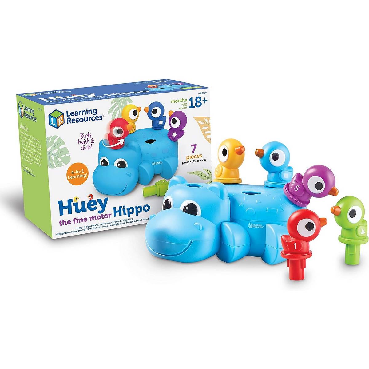 Learning Resources Huey The Fine Motor Hippo - ABC School Supplies