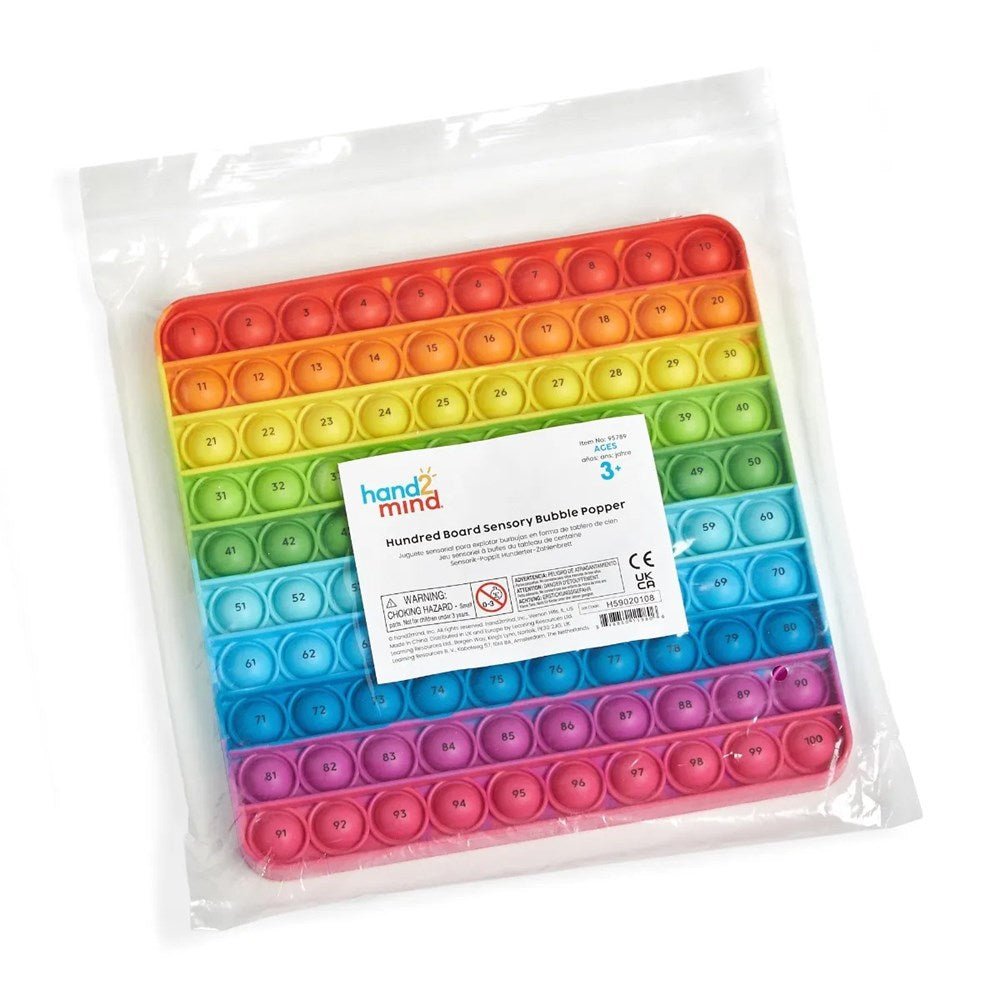 Learning Resources Hundred Board Sensory Bubble Popper - ABC School Supplies