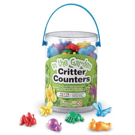 Learning Resources In The Garden Critter Counters® (Set Of 72) - ABC School Supplies