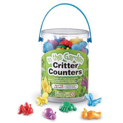 Learning Resources In The Garden Critter Counters® (Set Of 72) - ABC School Supplies