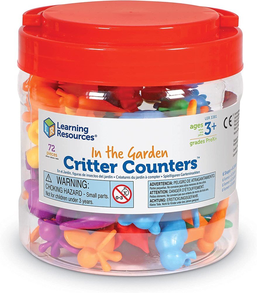 Learning Resources In The Garden Critter Counters® (Set Of 72) - ABC School Supplies