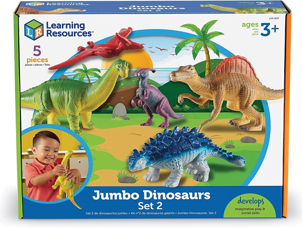 Learning Resources Jumbo Dinosaurs Set 2 - ABC School Supplies