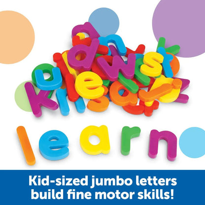 Learning Resources Jumbo Lowercase Magnetic Letters, Set Of 40 - ABC School Supplies