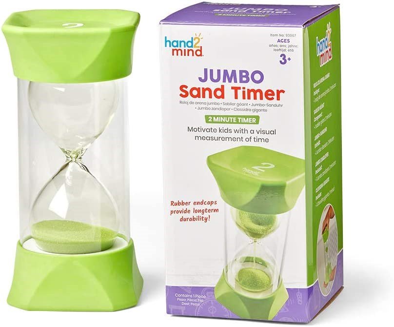 Learning Resources Jumbo Sand Timer, 2Minute - ABC School Supplies