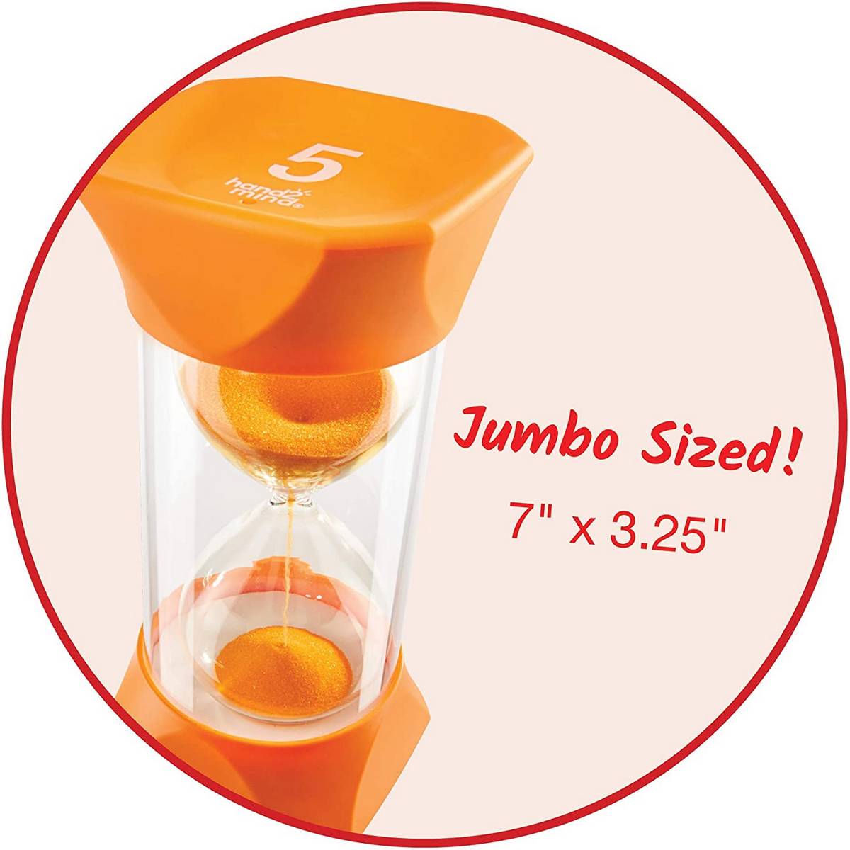 Learning Resources Jumbo Sand Timer, 5Minute - ABC School Supplies