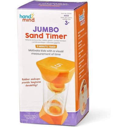 Learning Resources Jumbo Sand Timer, 5Minute - ABC School Supplies
