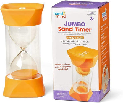 Learning Resources Jumbo Sand Timer, 5Minute - ABC School Supplies