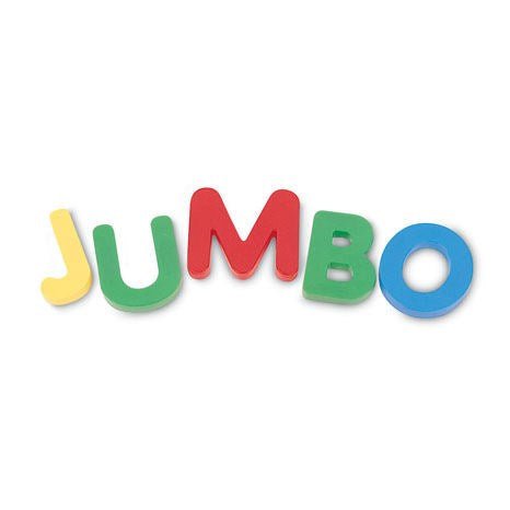 Learning Resources Jumbo Uppercase Magnetic Letters, Set Of 40 - ABC School Supplies