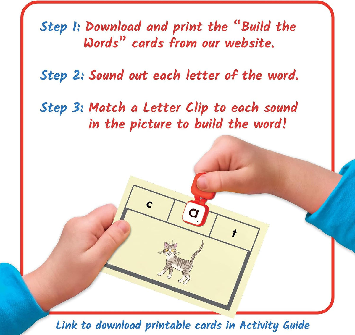 **Learning Resources Learn My Letters Fine Motor Clips - ABC School Supplies