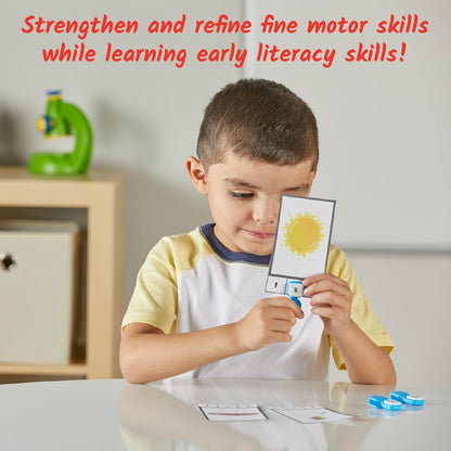 **Learning Resources Learn My Letters Fine Motor Clips - ABC School Supplies