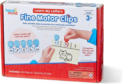 **Learning Resources Learn My Letters Fine Motor Clips - ABC School Supplies