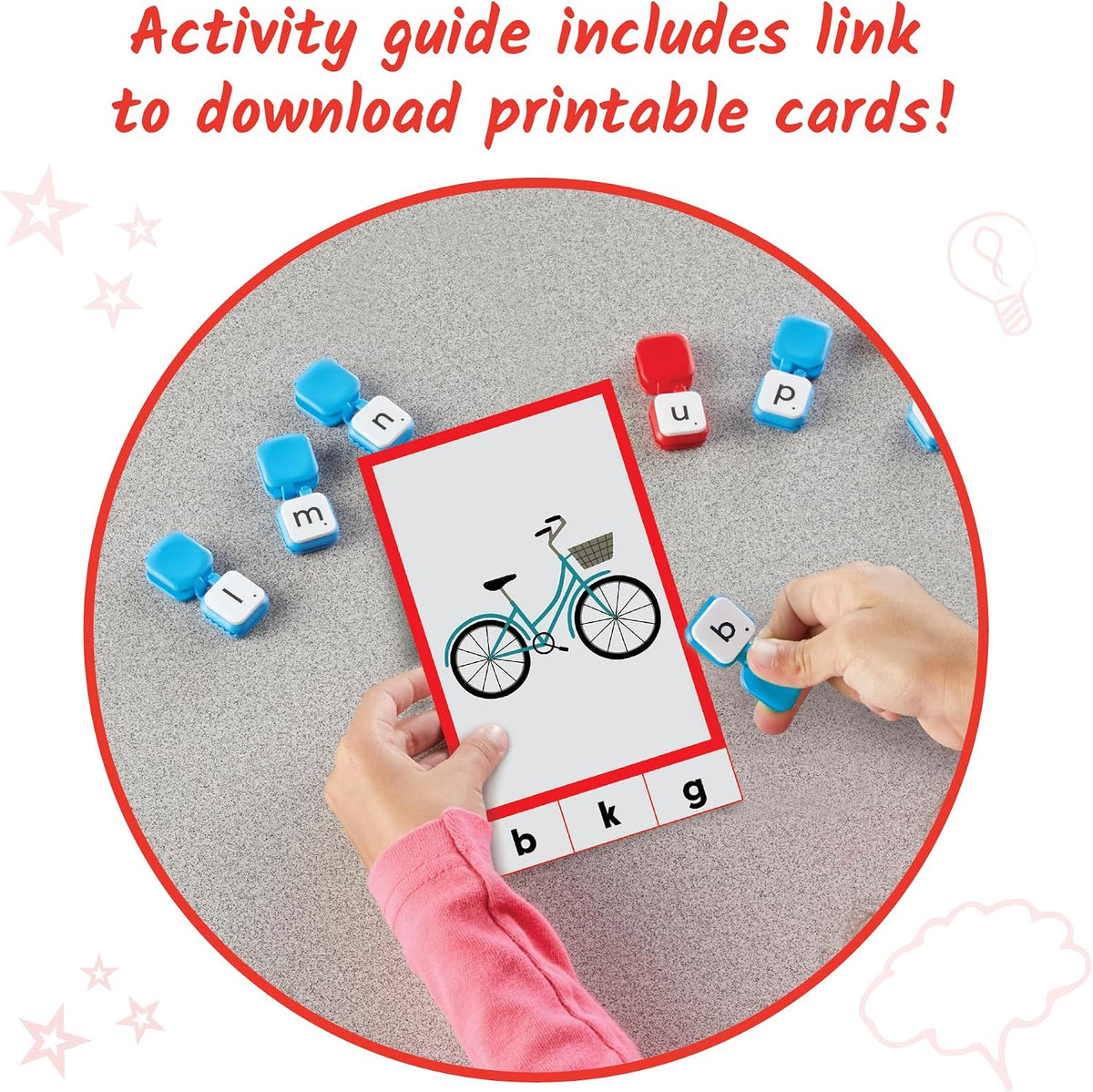 **Learning Resources Learn My Letters Fine Motor Clips - ABC School Supplies