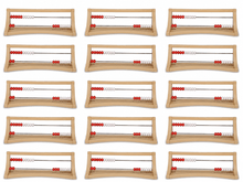 **Learning Resources Learning Resources 2-Row Rekenrek Counting Frames Pack of 15 - ABC School Supplies