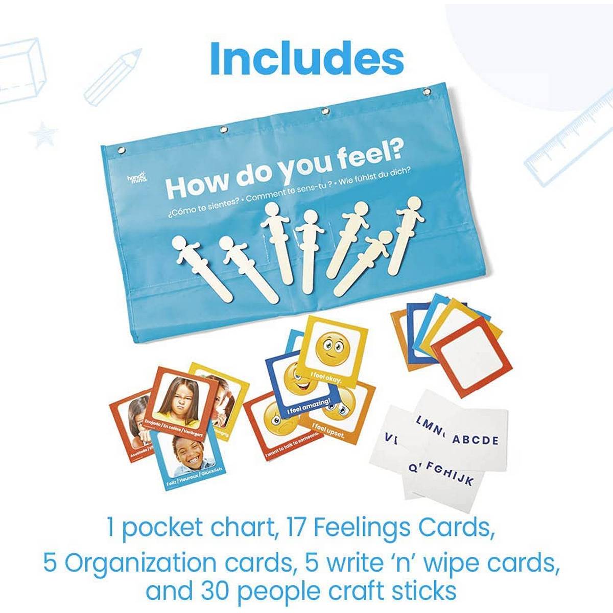 **Learning Resources Learning Resources Express Your Feelings Pocket Chart - ABC School Supplies