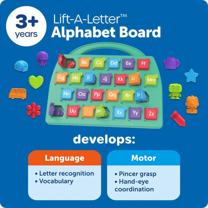 Learning Resources Lift-a-Letter Alphabet Board - ABC School Supplies