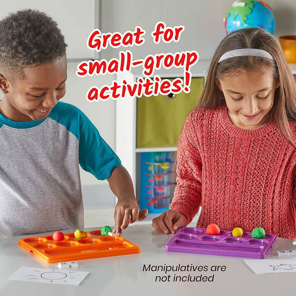 Learning Resources Little Hands At Work® Sound Segmenting Trays (Set Of 6)  - ABC School Supplies