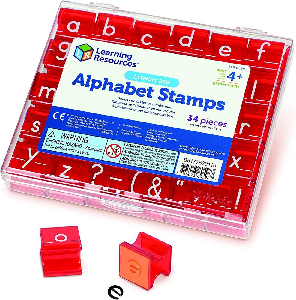 Learning Resources Lowercase Alphabet Stamps - ABC School Supplies