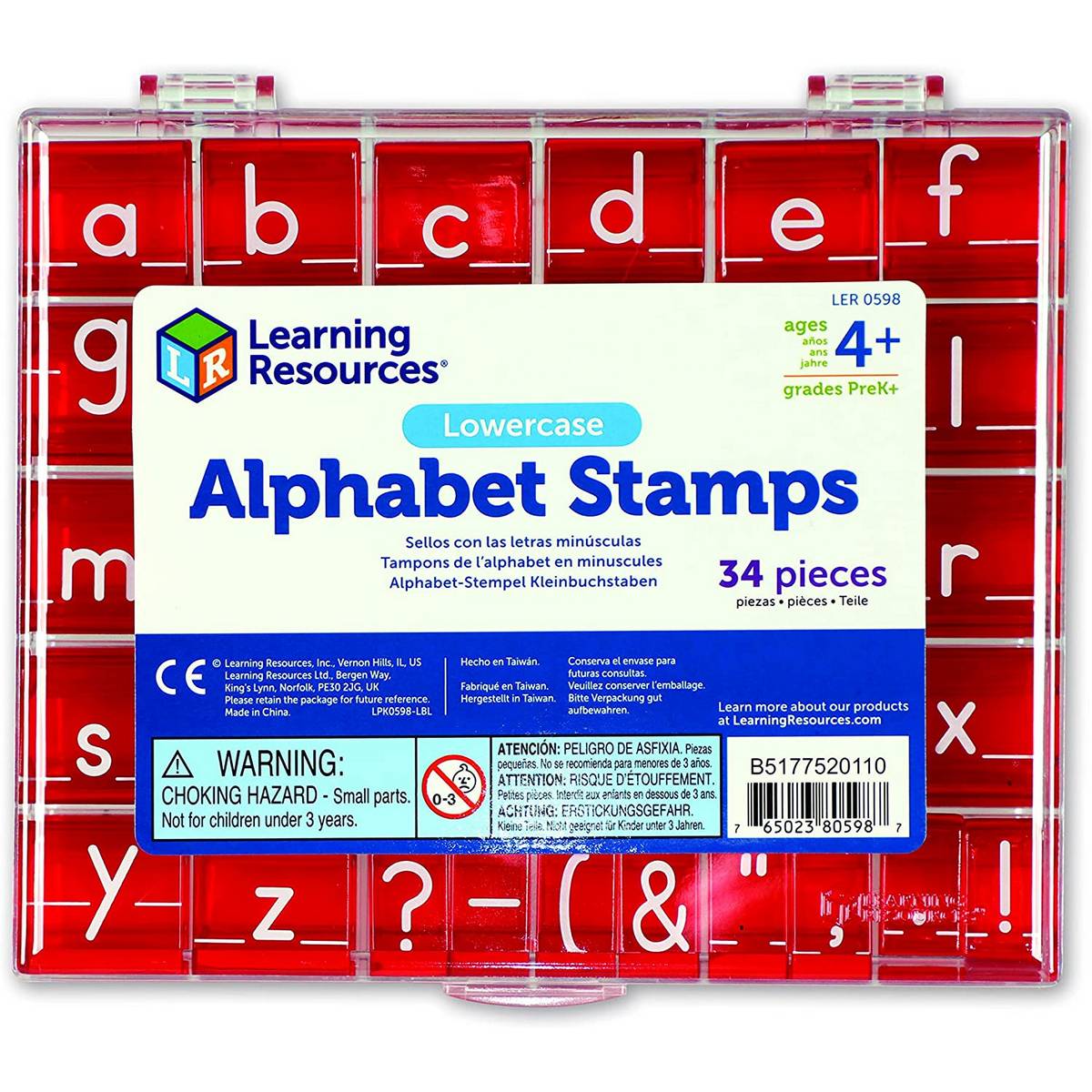 Learning Resources Lowercase Alphabet Stamps - ABC School Supplies