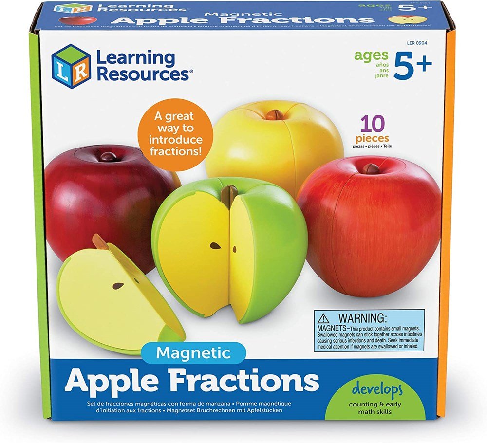 Learning Resources Magnetic Apple Fractions - ABC School Supplies
