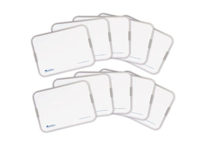 Learning Resources Magnetic Double Sided Dry Erase Boards (Set Of 10) - ABC School Supplies