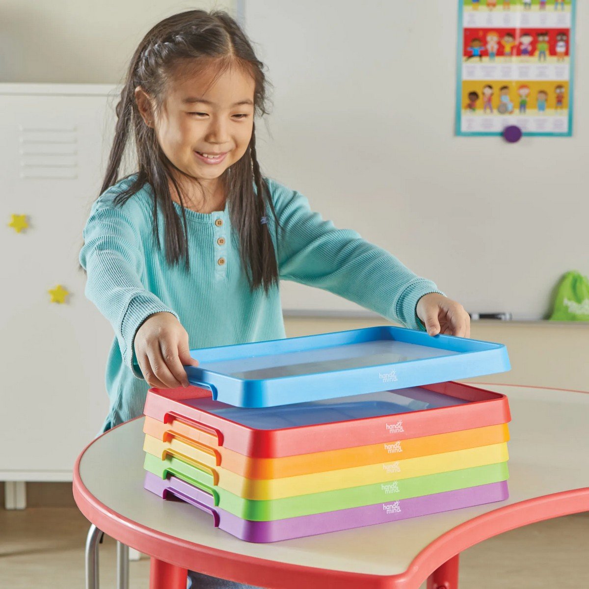 Learning Resources Magnetic Dry Erase Activity Trays, Set Of 6 - ABC School Supplies