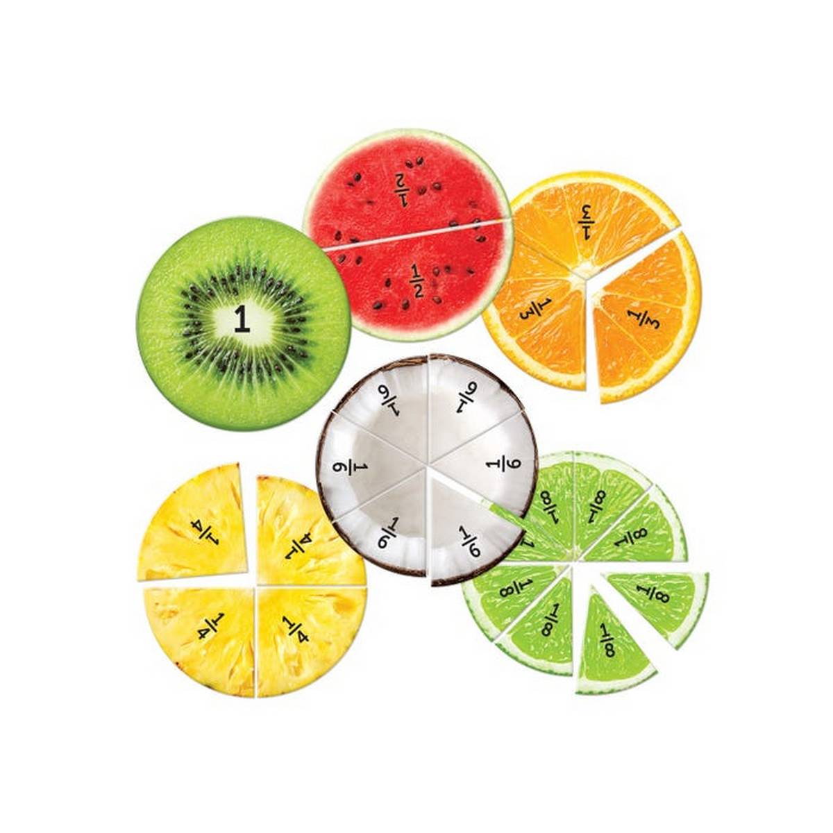 Learning Resources Magnetic Fruit Fractions - ABC School Supplies