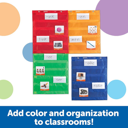 Learning Resources Magnetic Pocket Chart Squares (Set of 4) - ABC School Supplies
