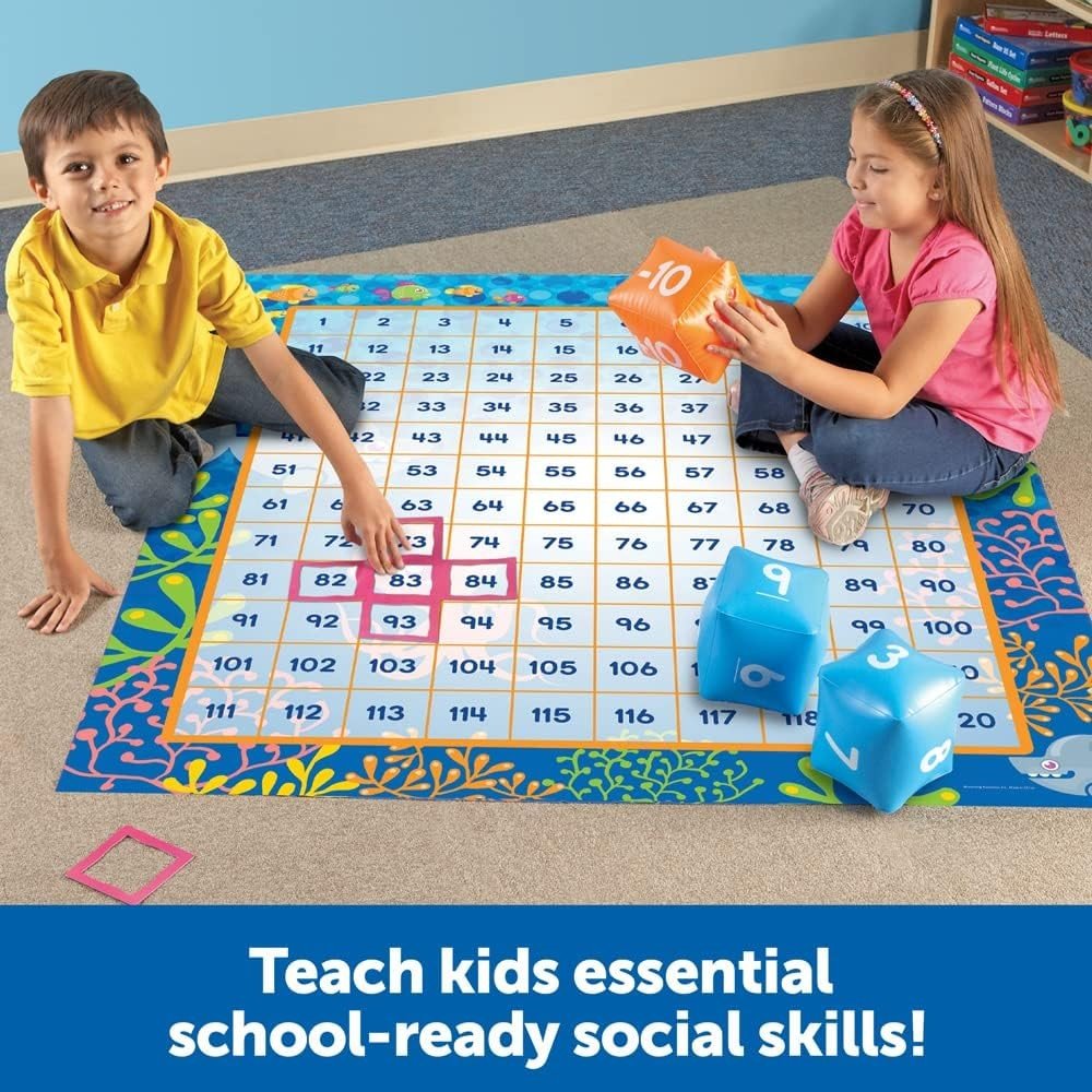 Learning Resources Make A Splash™ 120 Mat Floor Game - ABC School Supplies