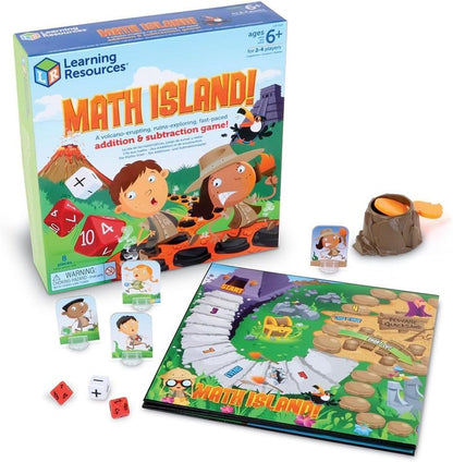 Learning Resources Math Island! Addition & Subtraction Game - ABC School Supplies