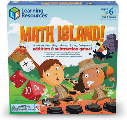 Learning Resources Math Island! Addition & Subtraction Game - ABC School Supplies