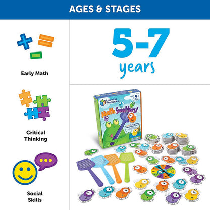 Learning Resources Math Swatters™ Addition & Subtraction Game - ABC School Supplies