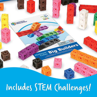 Learning Resources Mathlink® Cubes Big Builders™ - ABC School Supplies
