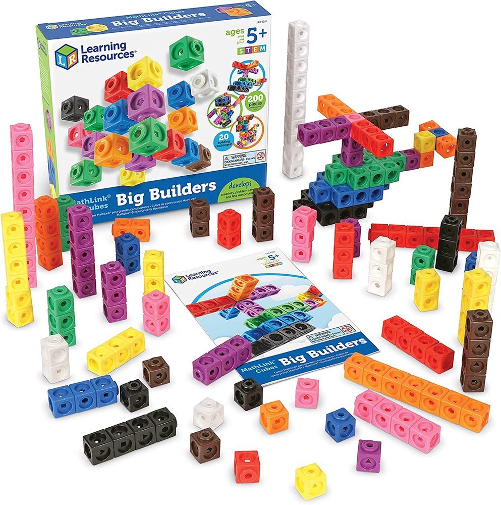 Learning Resources Mathlink® Cubes Big Builders™ - ABC School Supplies