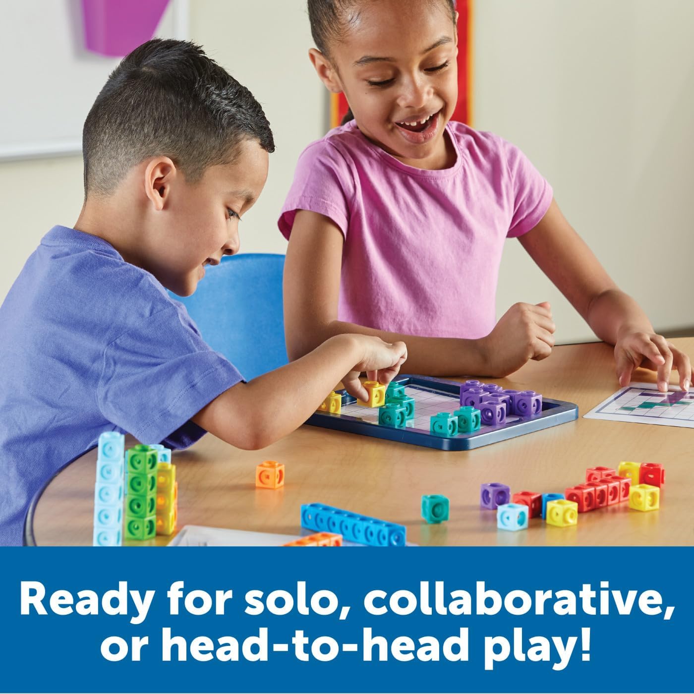 Learning Resources Mathlink® Cubes Brain Puzzle Challenge - ABC School Supplies