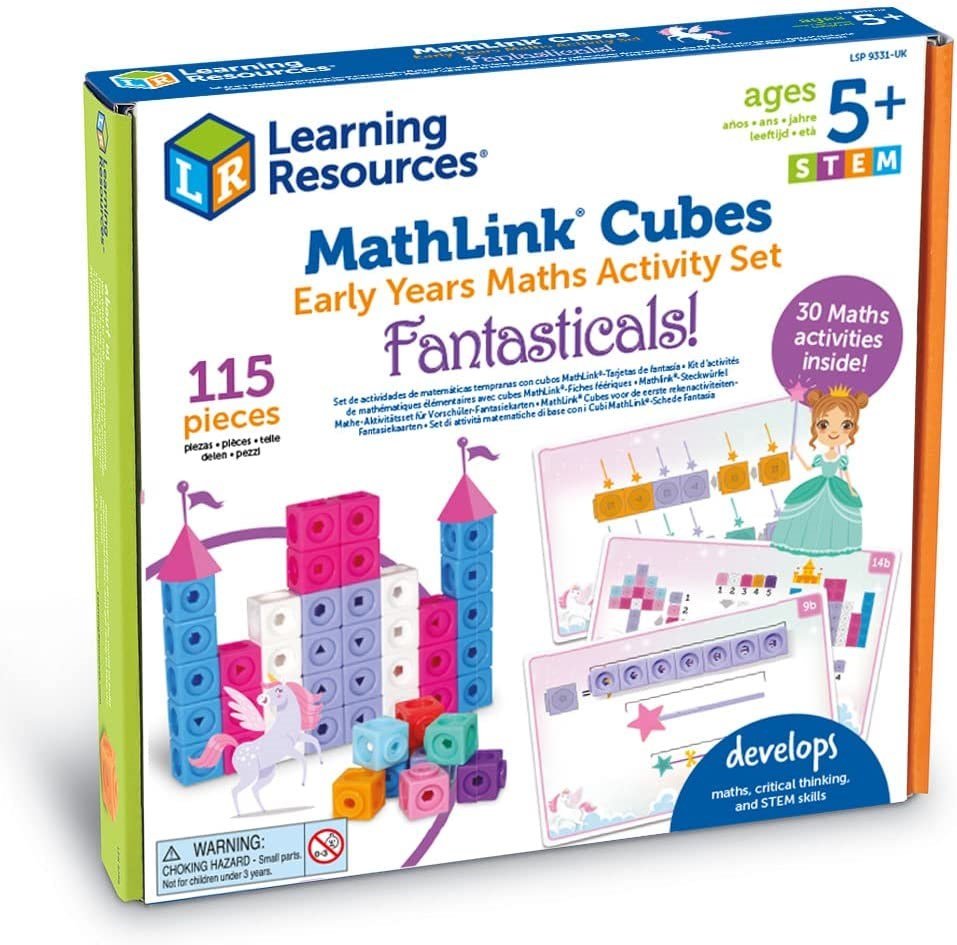 Learning Resources Mathlink® Cubes Early Maths Activity Set Fantasticals - ABC School Supplies